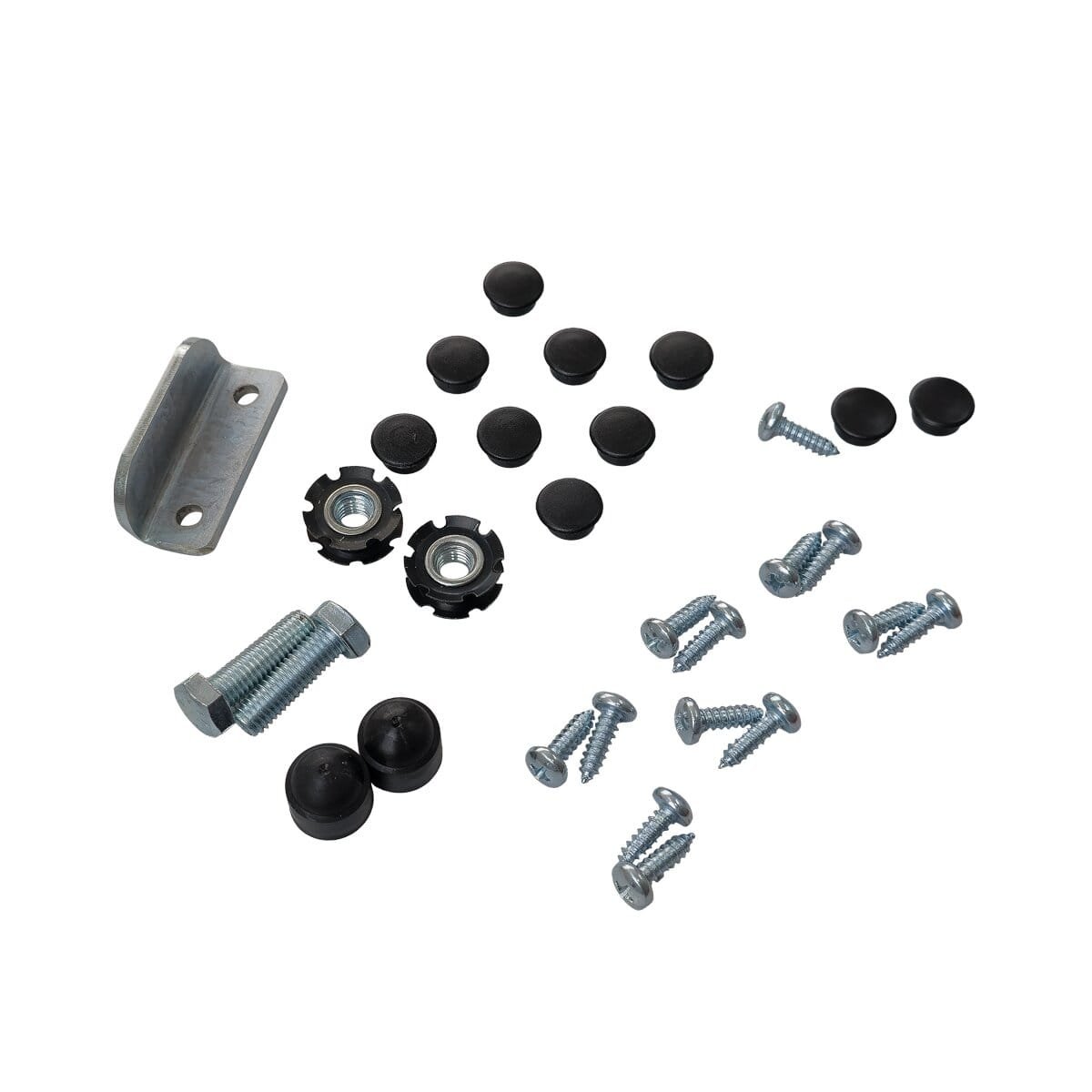 Kit de instalação barra antipânico uma folha preta